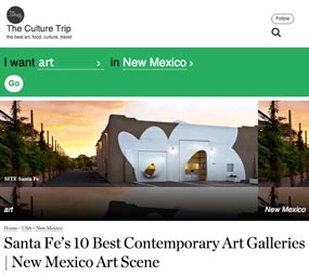 Turner Carroll in Santa Fe’s 10 Best Contemporary Art Galleries