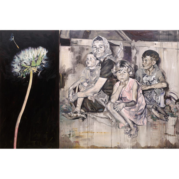 Hung Liu, Liu Hung, Chinese Contemporary Artists, Hung Liu SF, Santa Fe Hung Liu, Dorothea Lange Hung Liu, Liu Oils