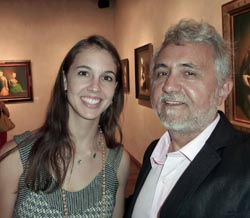 Georges Mazilu in Santa Fe for his Solo Exhibition