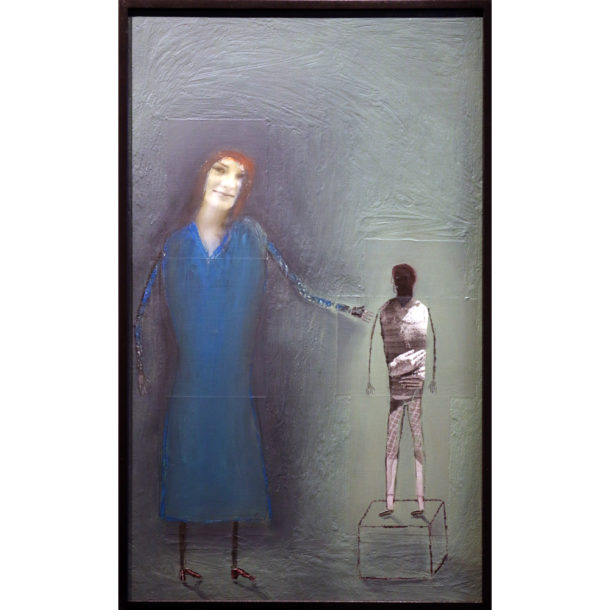 Holly Roberts - Girl with Small Man on a Box