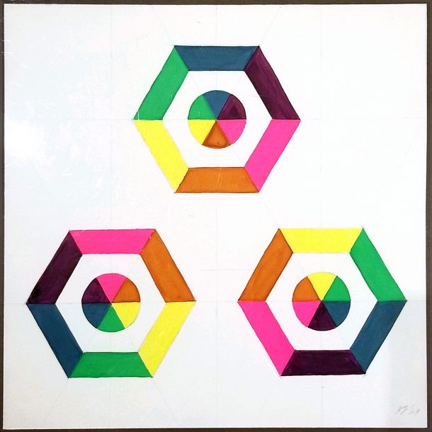 Judy Chicago - Optical Shapes #5