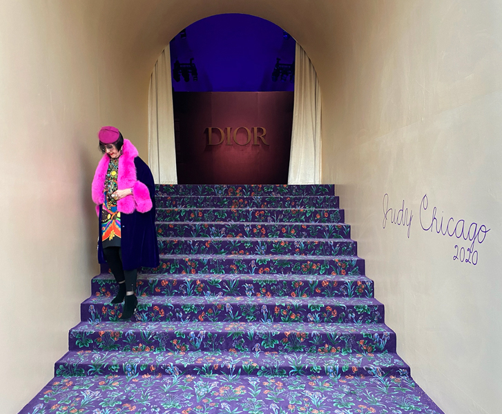 Judy Chicago Triumph at Dior in Paris