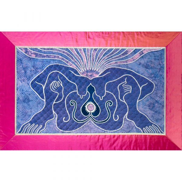 Judy  Chicago - Childbirth in America: Crowning Quilt 8/9