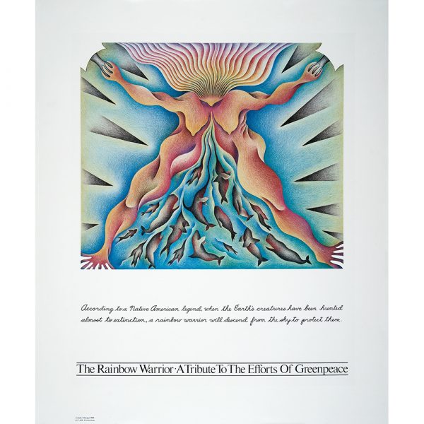 Judy Chicago - Rainbow Warrior Poster for Greenpeace