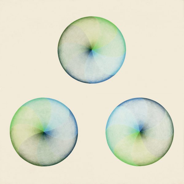 Judy Chicago - Dome Drawing Blue/Green