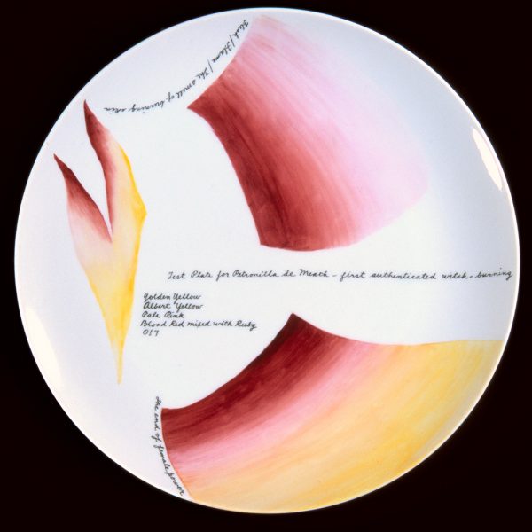 Judy Chicago - Petronilla de Meath Color Test Plate