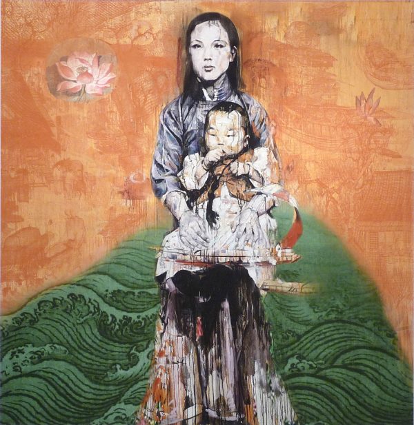 Hung Liu - Tide (Mother and Child)