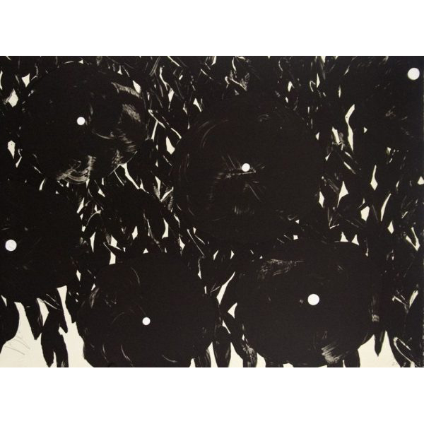 Donald Sultan - Black Flowers 1