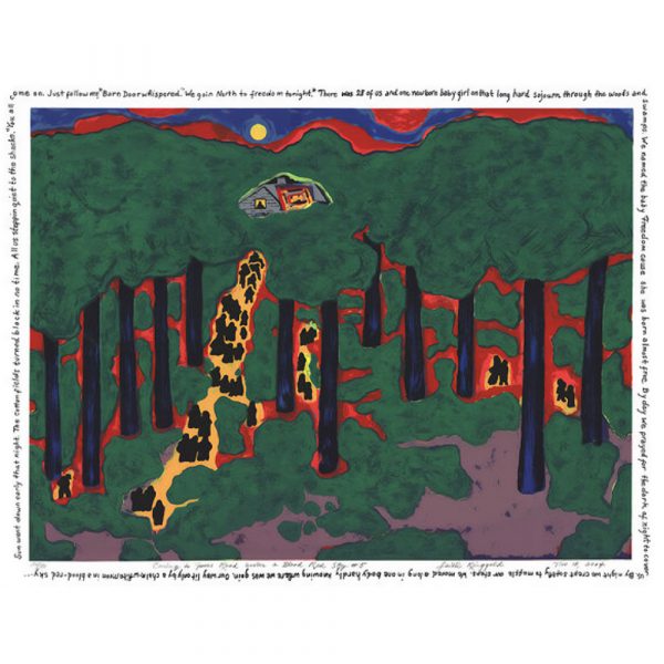 Faith Ringgold - Coming to Jones Road Under a Blood Red Sky