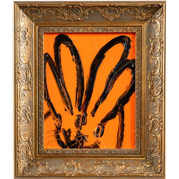 Hunt Slonem - Couple on Orange